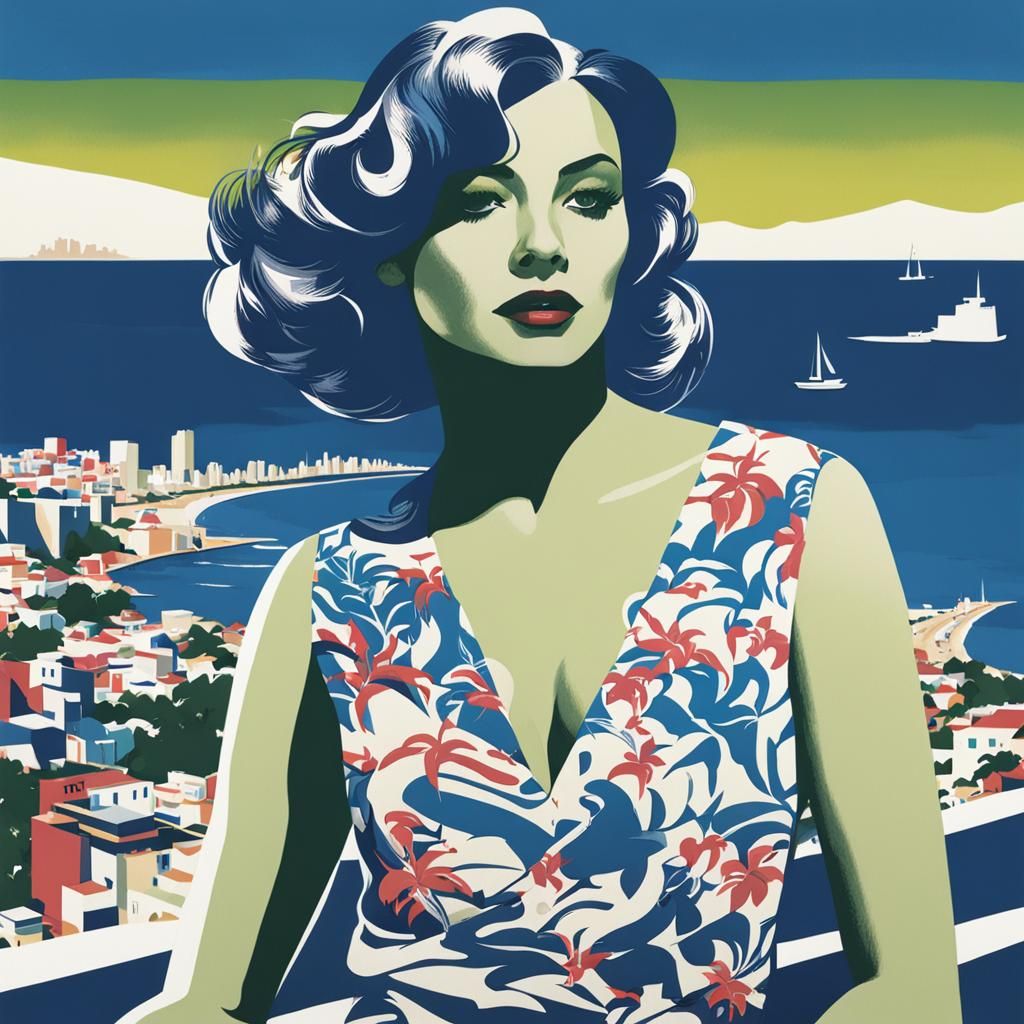 Girl from Ipanema Digital Rendering