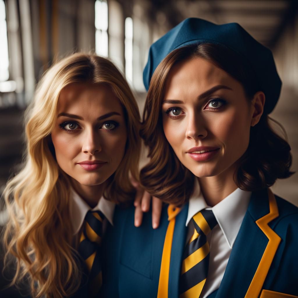 She's got her back :)