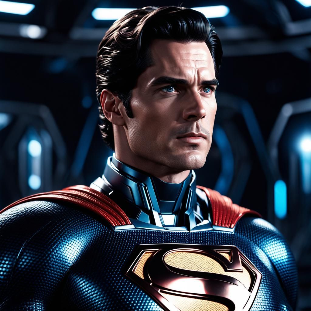 Matthew Bomer, Superman, in space