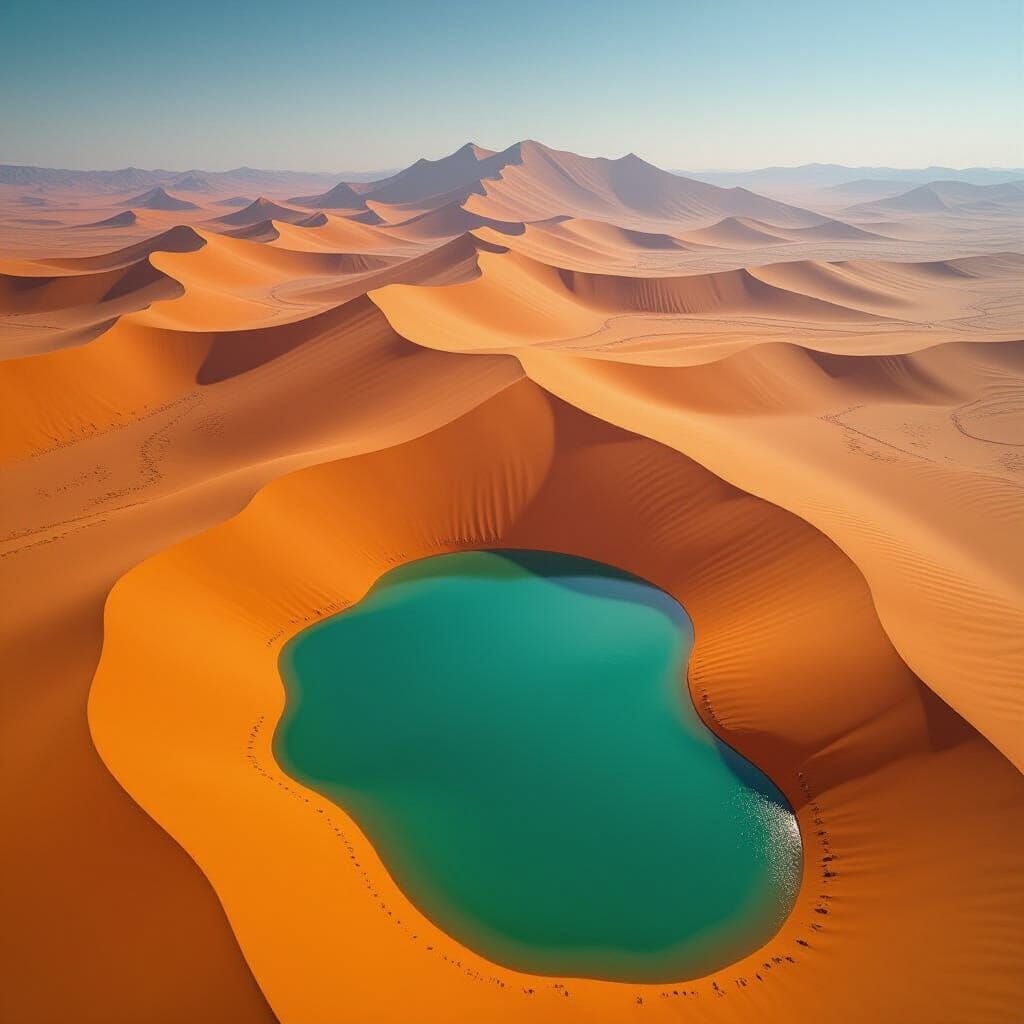 Namibian Dunescape Inspired by Sugimoto and Gursky