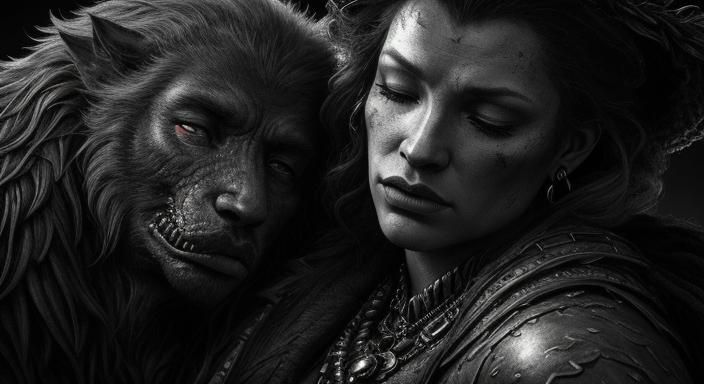 Photorealistic Bug on Human Skin in Low-Key Lighting