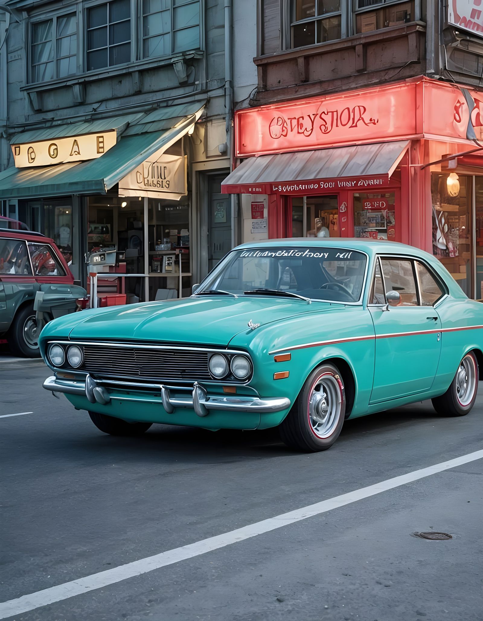 Peppermint Race Car Driver at the Candy Store