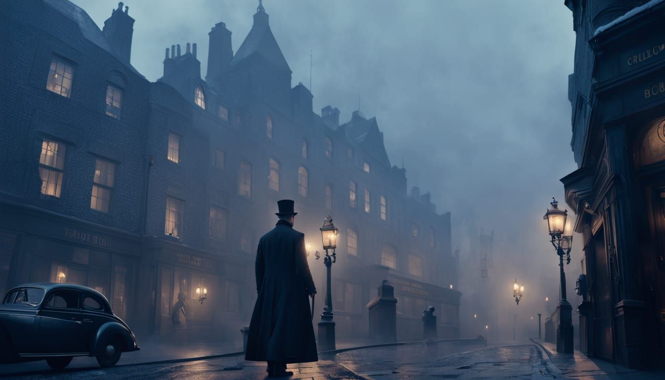 Epic Sherlock Holmes in Foggy Victorian London