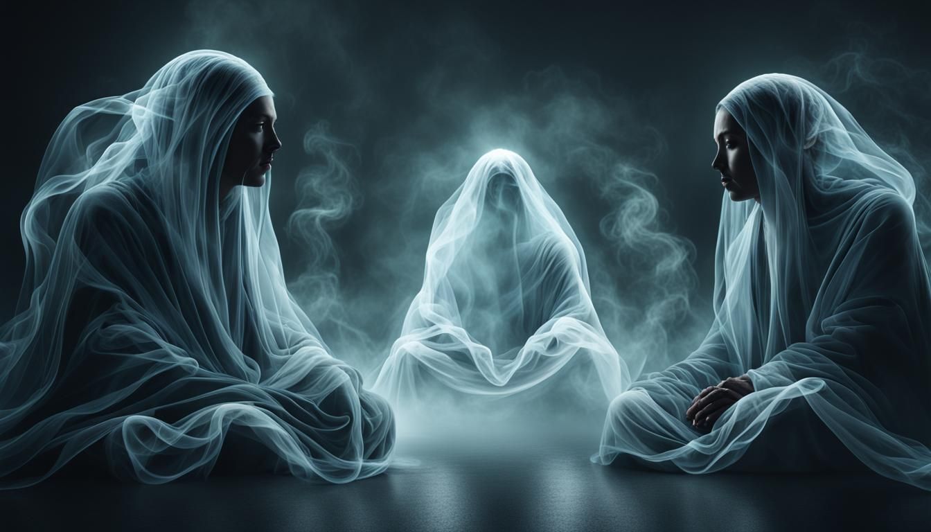 Ethereal Smoke Ghosts in Sacred Geometry