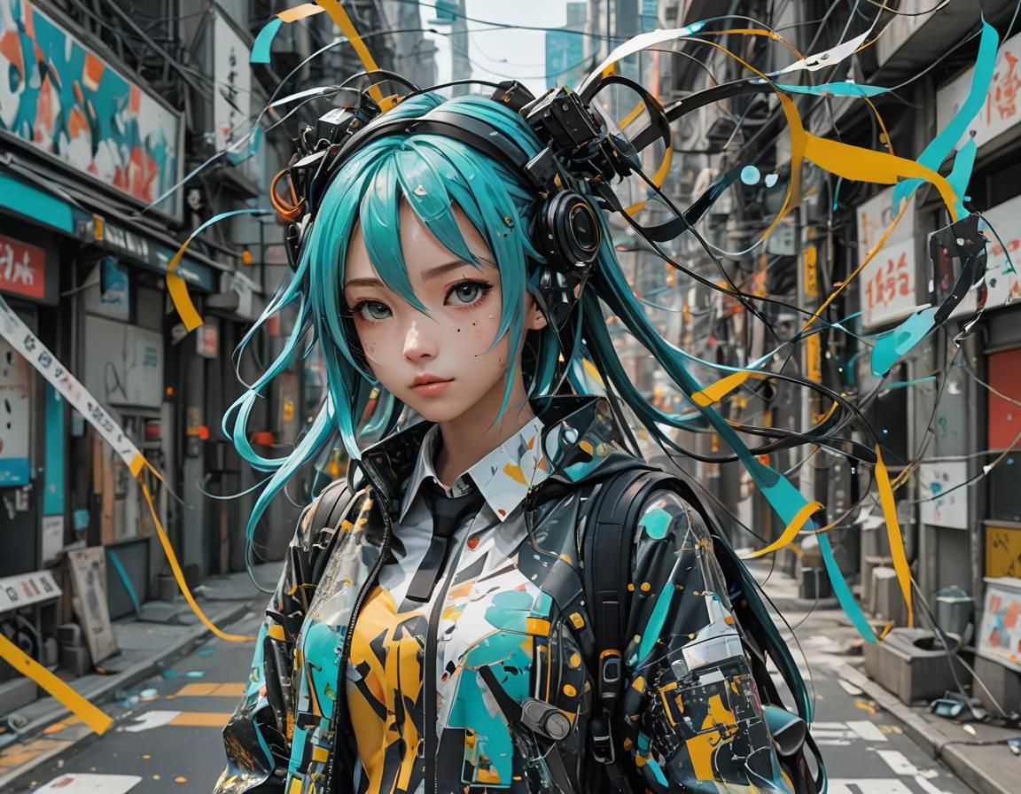CUTE MANGA CYBERPUNK