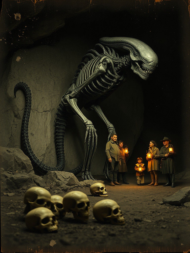 Alien Xenomorph Skeleton Discovery