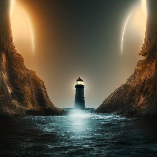 Lighthouse at the end of the tunnel