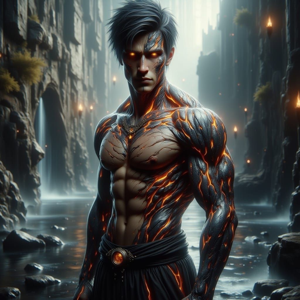 Heterochromatic Prince by River, Fantasy Art