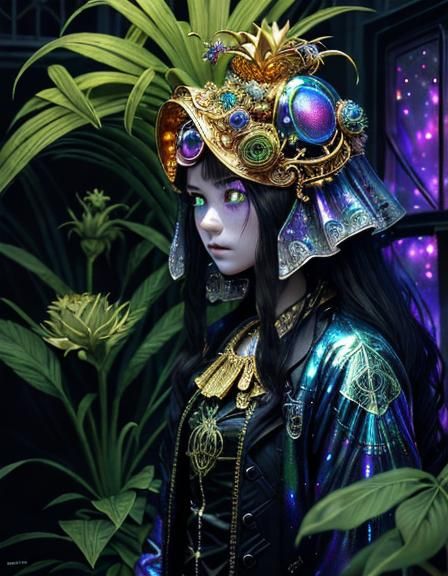 Haunted Kitchen Fridge Monster in Halloween Aesthetic