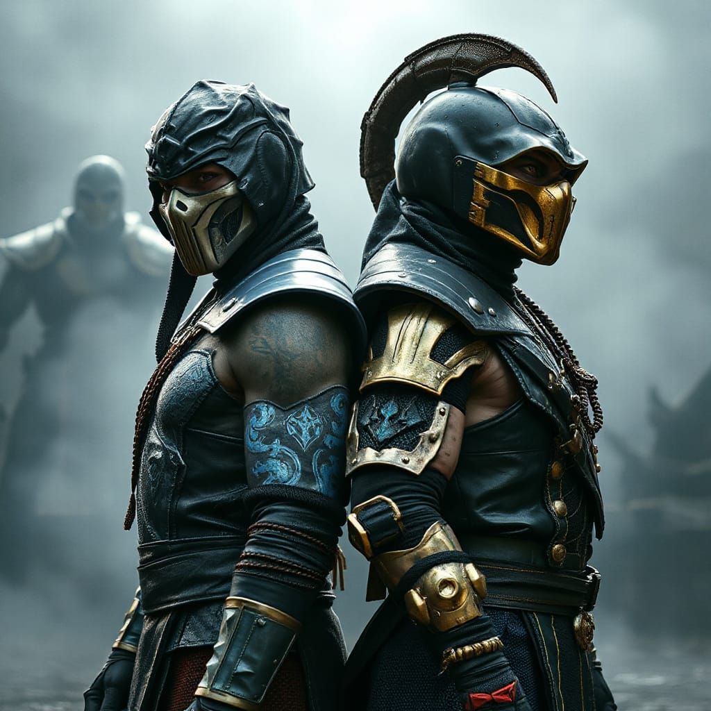 90s Gaming Icons Sub-Zero and Scorpion Stand Ready in Cinema...