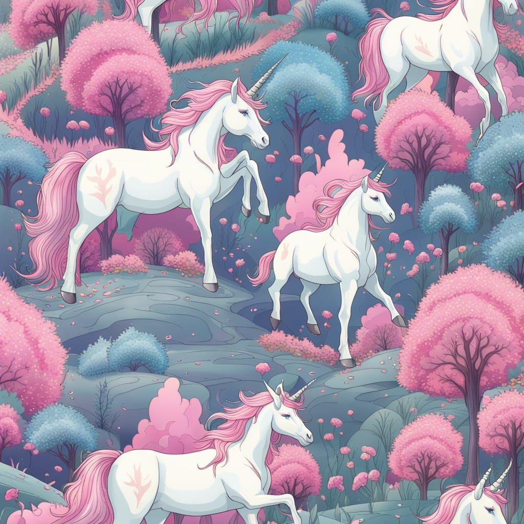Magical Unicorns in Ultra Detail