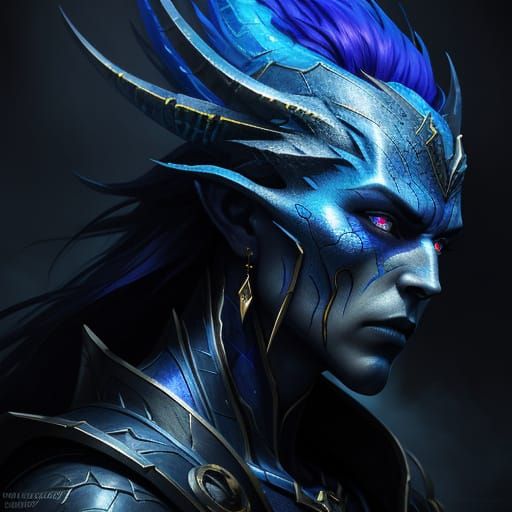 blue fantastic man 1
