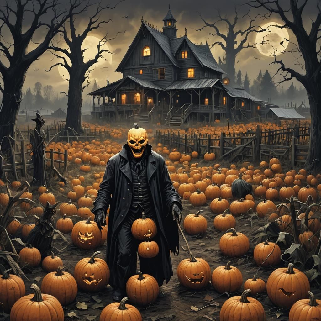 Sinister Gothic Horror at Pumpkin Farm