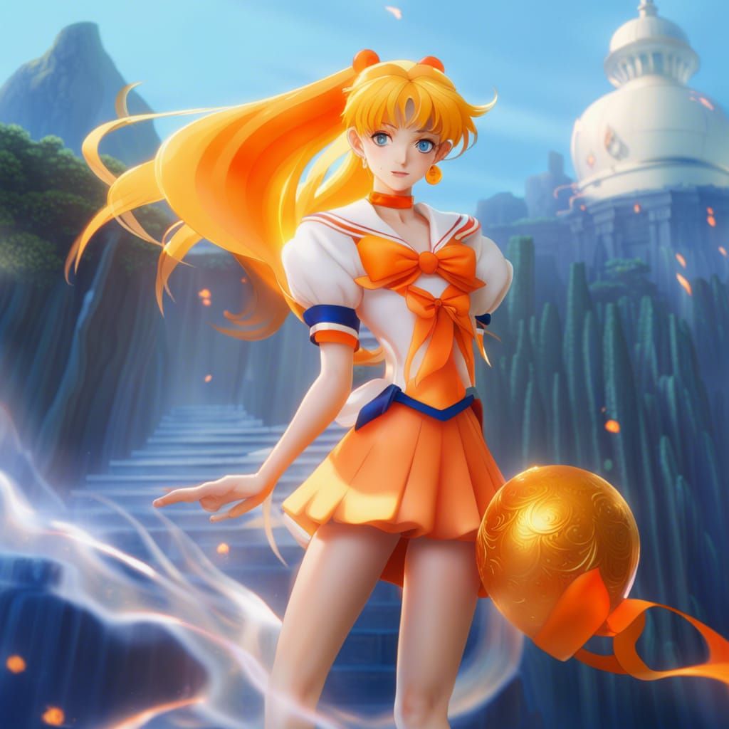 Sailor Venus: Detailed Fantasy Art in Deep Color