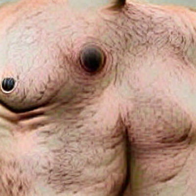 Minimalist Chest Portrait: Smooth Skin