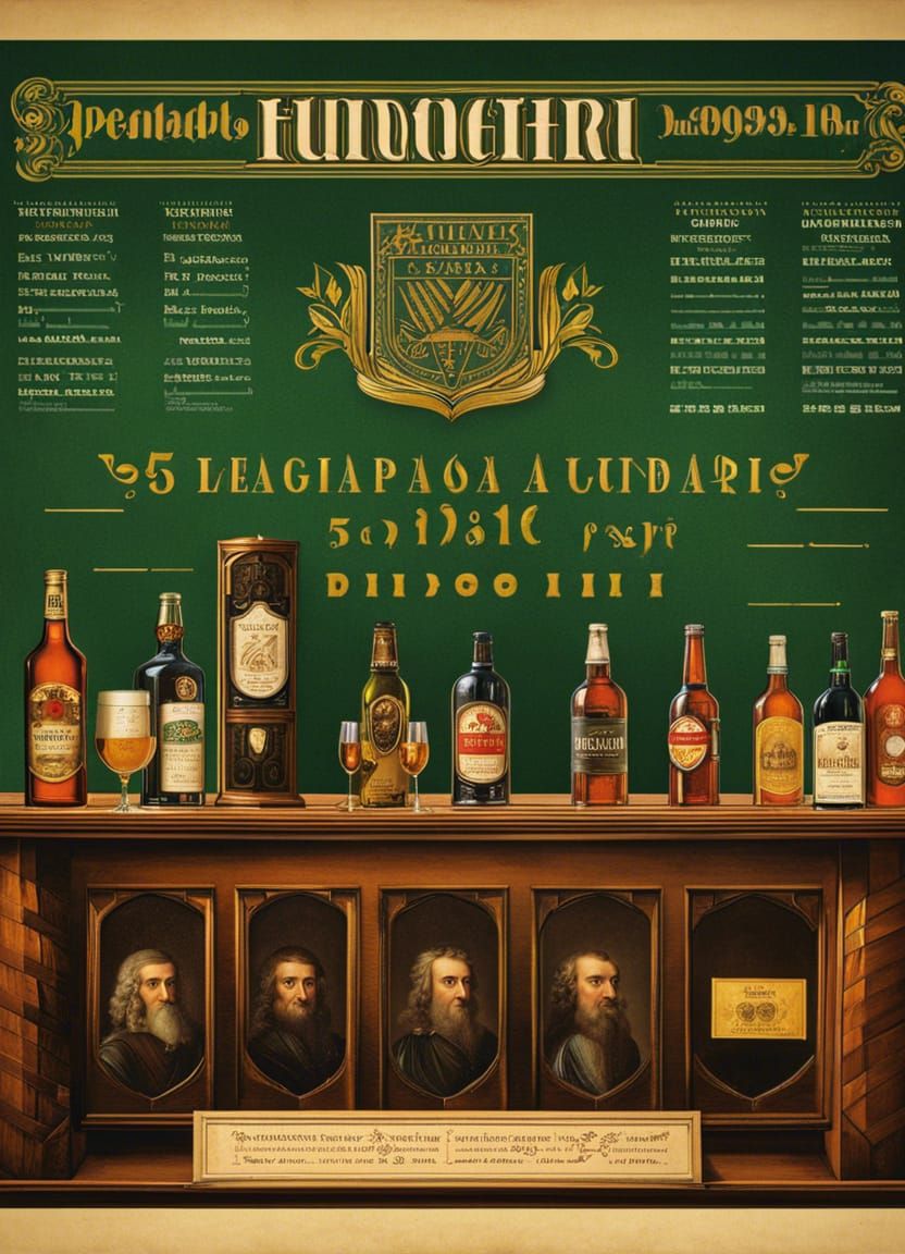 Perforated Company Poster in Leonardo da Vinci Style