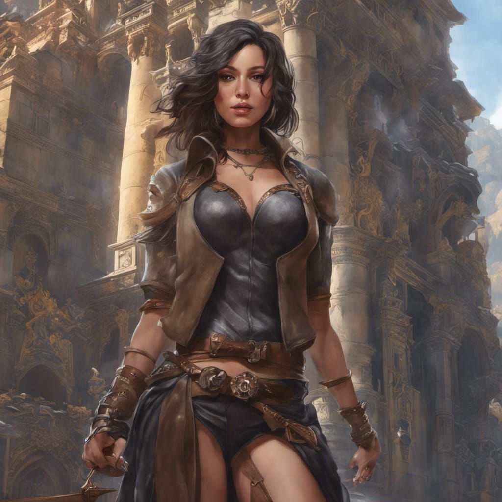 Fantasy Thief Portrait in Dynamic Lighting