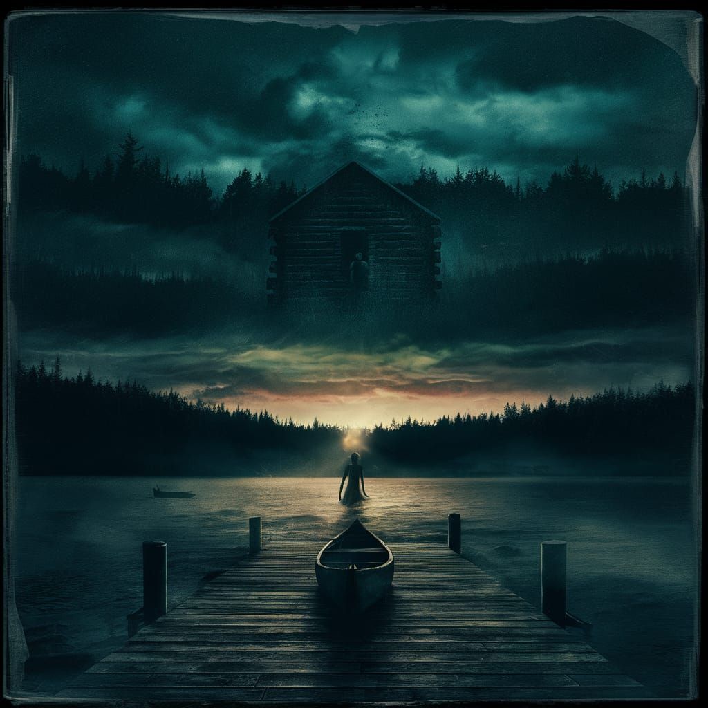 Eerie Friday the 13th Film Poster: Stormy Night