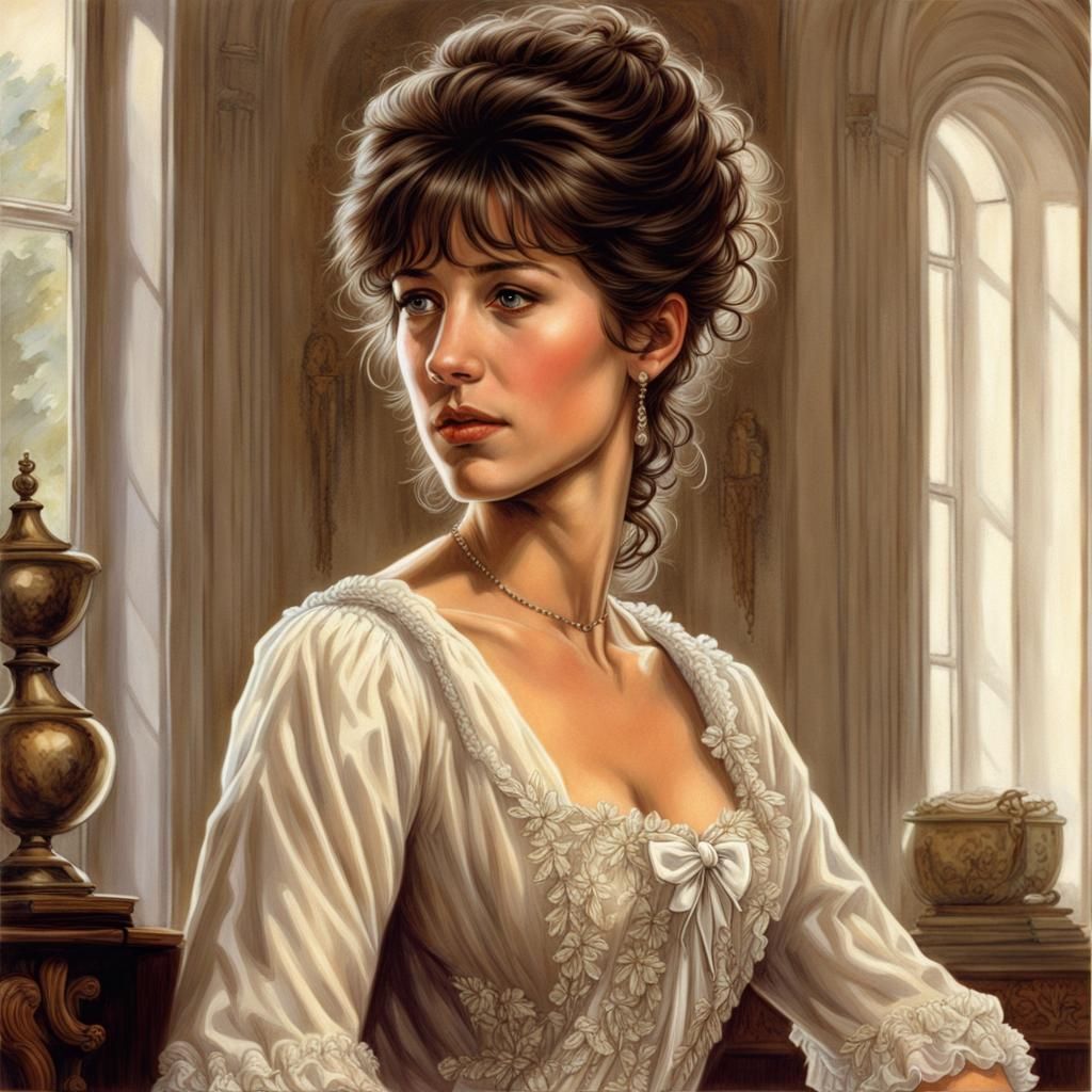 Regency Portrait Inspired by Larry Elmore