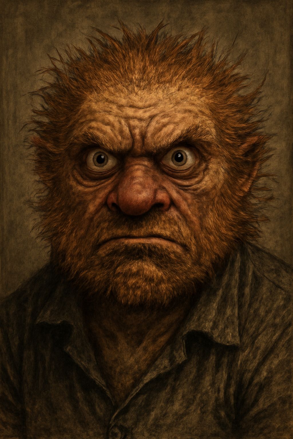 Personification of Sedition, Gritty Human Figure