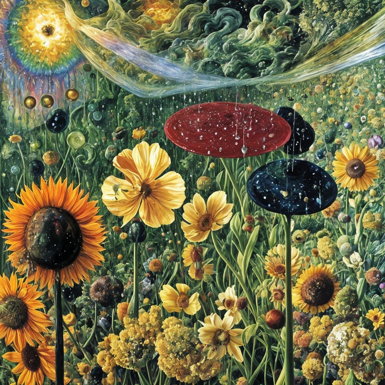 Surreal Tears: A Field of Hope and Despair