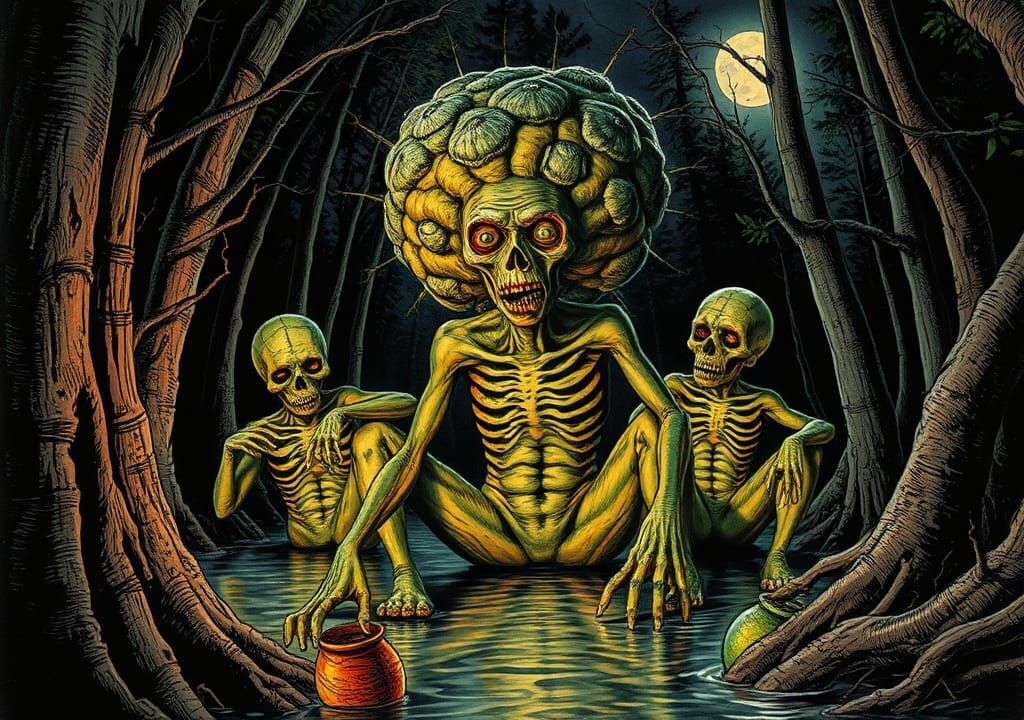 Decrepit Rhesus in Swamp: Odd Todd Photography