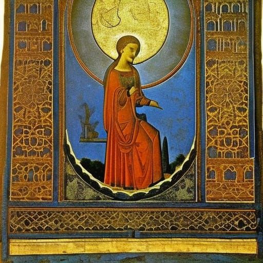 Visigothic Medieval Art: The Full Moon