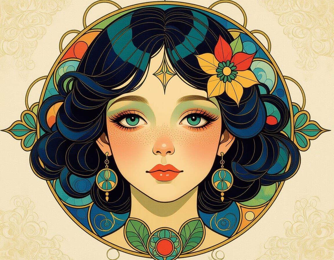 Kaleidoscope Eyes: Ethereal Art Inspired by Masters