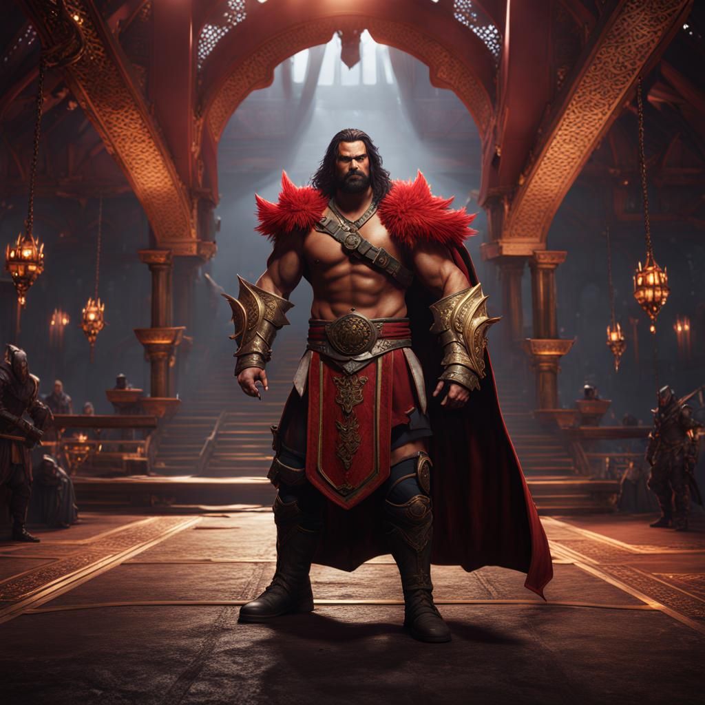 Fantasy Pro Wrestler in D&D Campaign