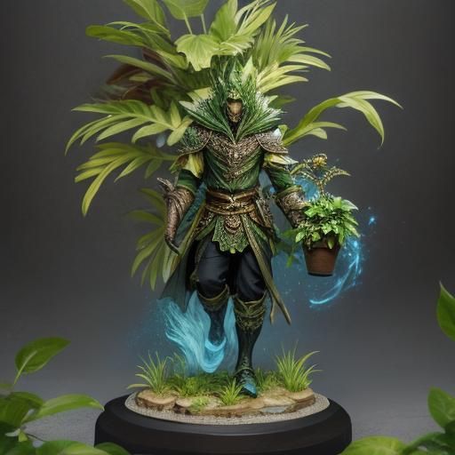 Fantasy Male: Earth Craft Digital Rendering