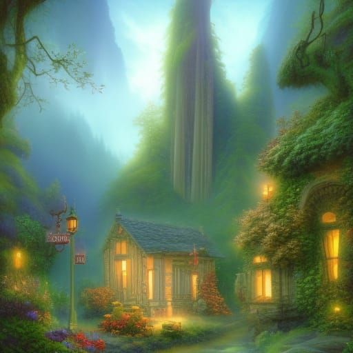 Pixie Post Office: Hyperdetailed 3D Digital Art