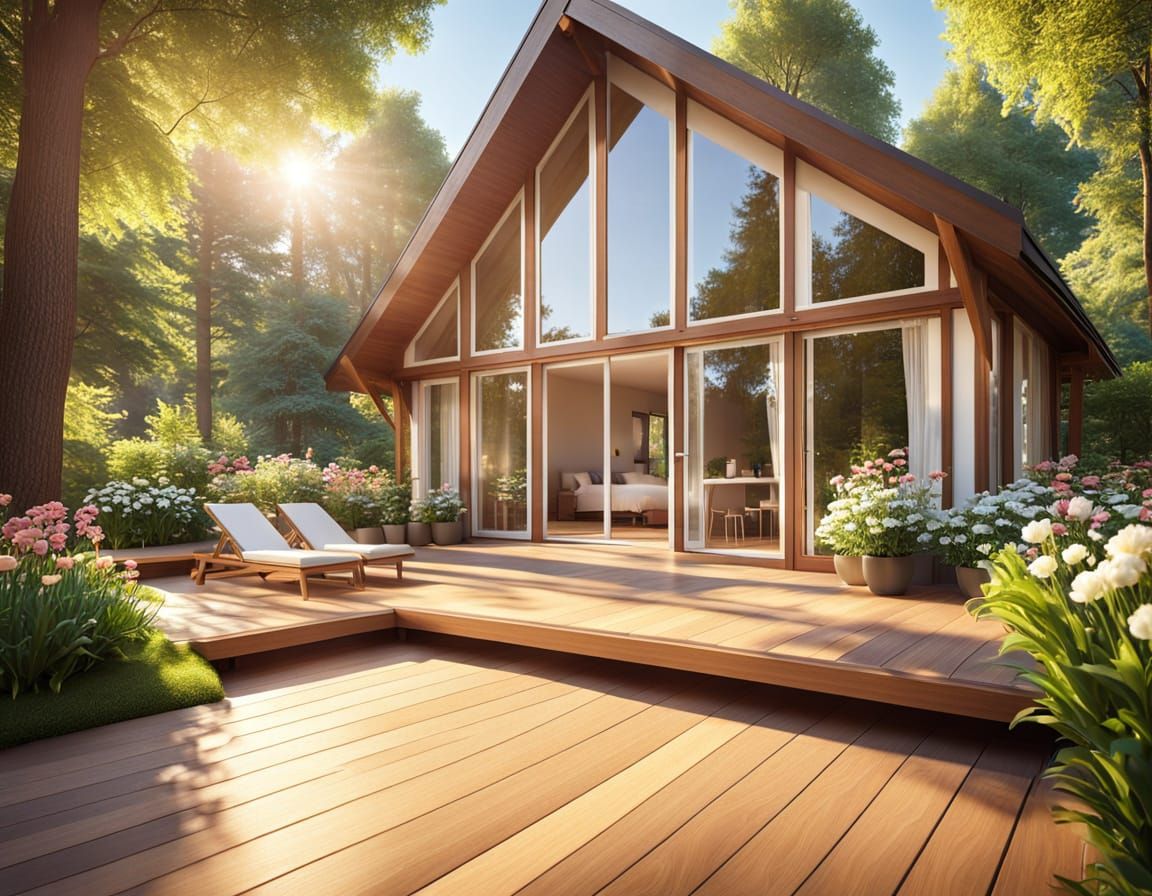 Sleek Modern Retreat Amidst Nature's Serenity