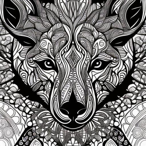 Bambi and Thumper Pop Art Coloring Page