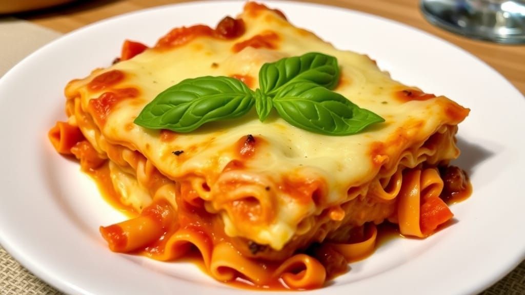 Tasty Italian Lasagna Dish