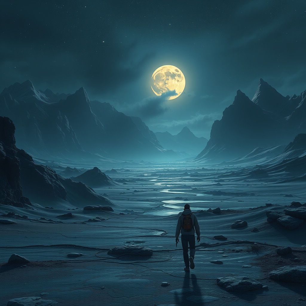 Endless Landscape: A Fantastical Matte Painting