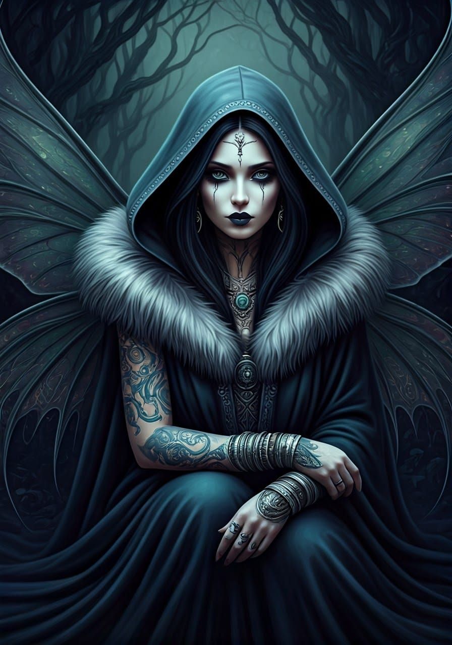 Dark Fairy Enshrouded in Mystique