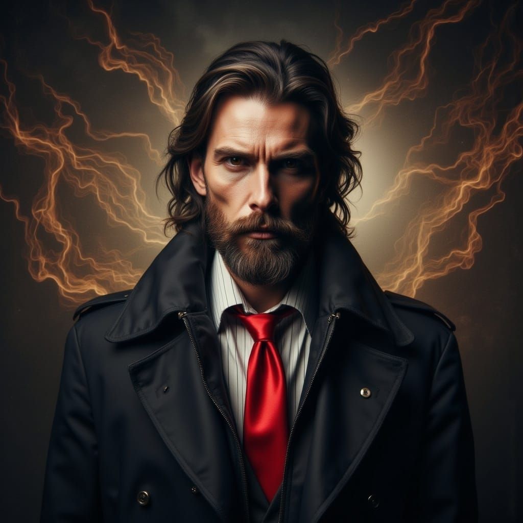 Extravagant Religious Leader Nehemiah Scudder Portrait