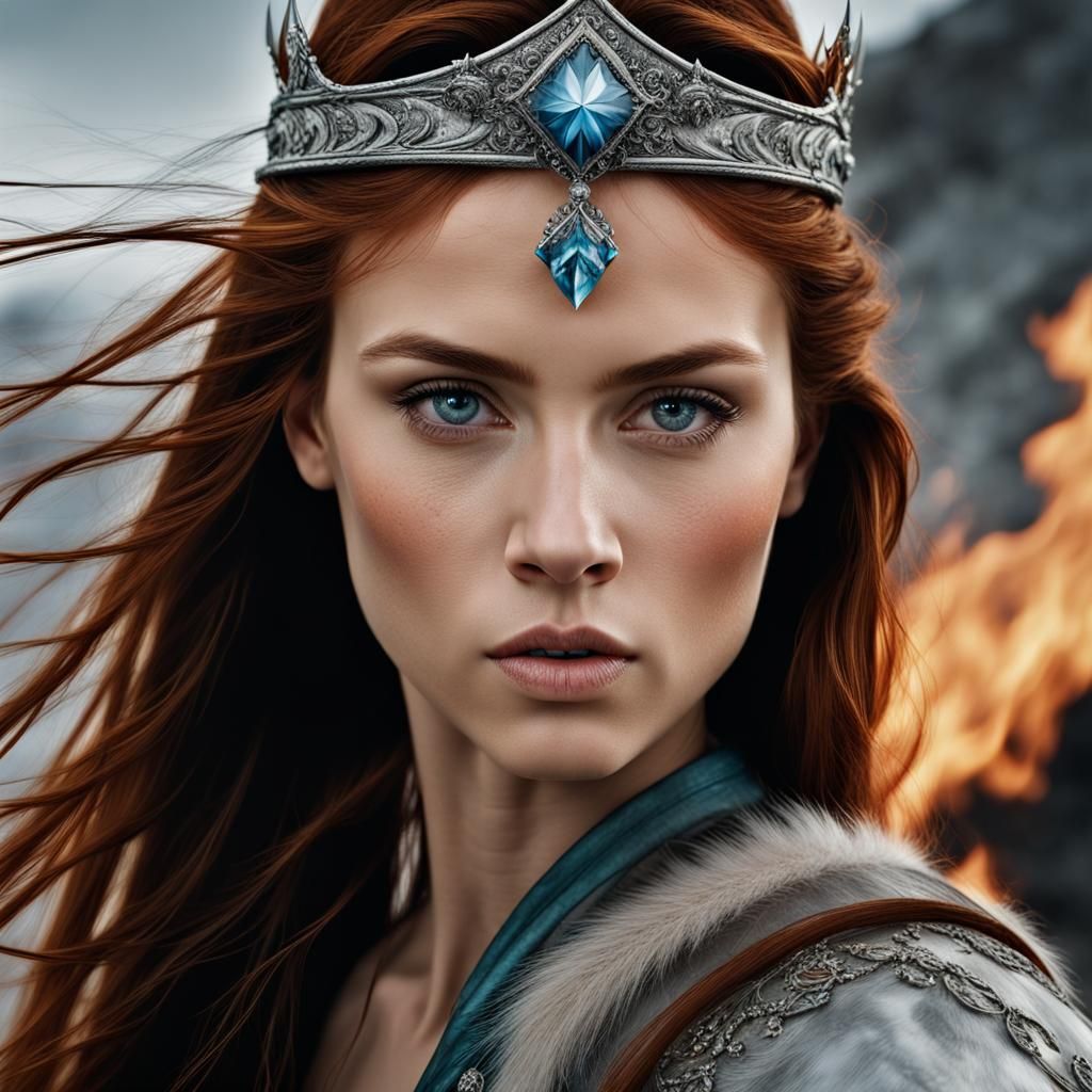 Ice and Fire Princess Portrait