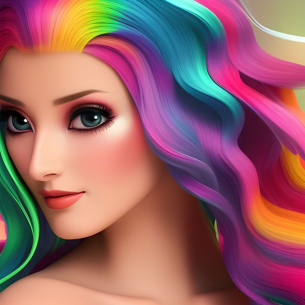 Pixar Style Kawaii Witch Woman Portrait in 4K