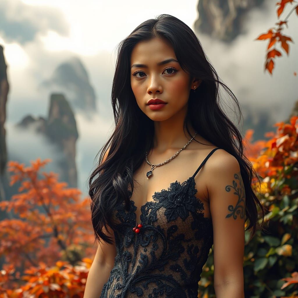 Timorese Woman in Mystical Valley Portrait