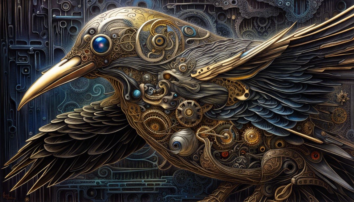 Mechanical Raven