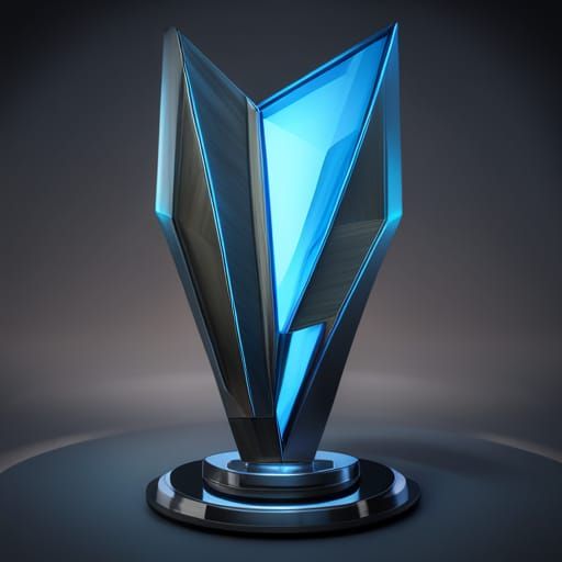 Broken Esports Trophy 3D Model