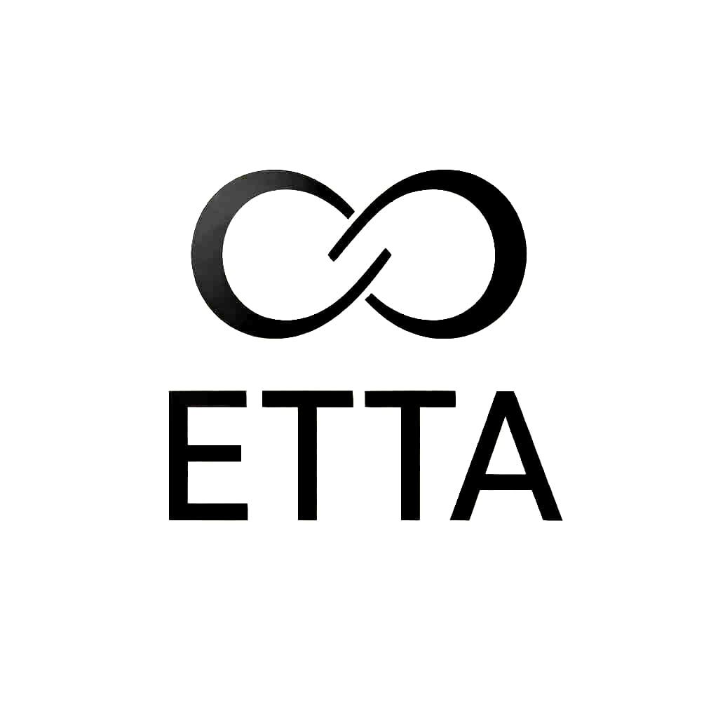 Elegant Modern ETTA Logo Design on White