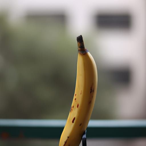 Straight Banana Captured in Professional Photography Style