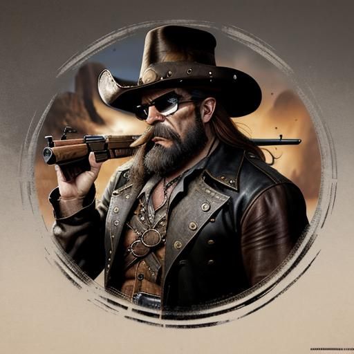 Steampunk Yosemite Sam: Wild West Outlaw