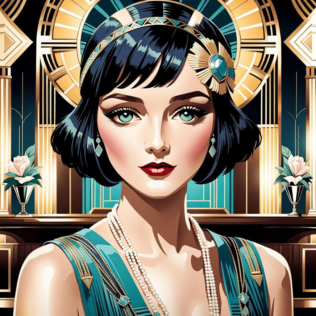 Art Deco Portrait