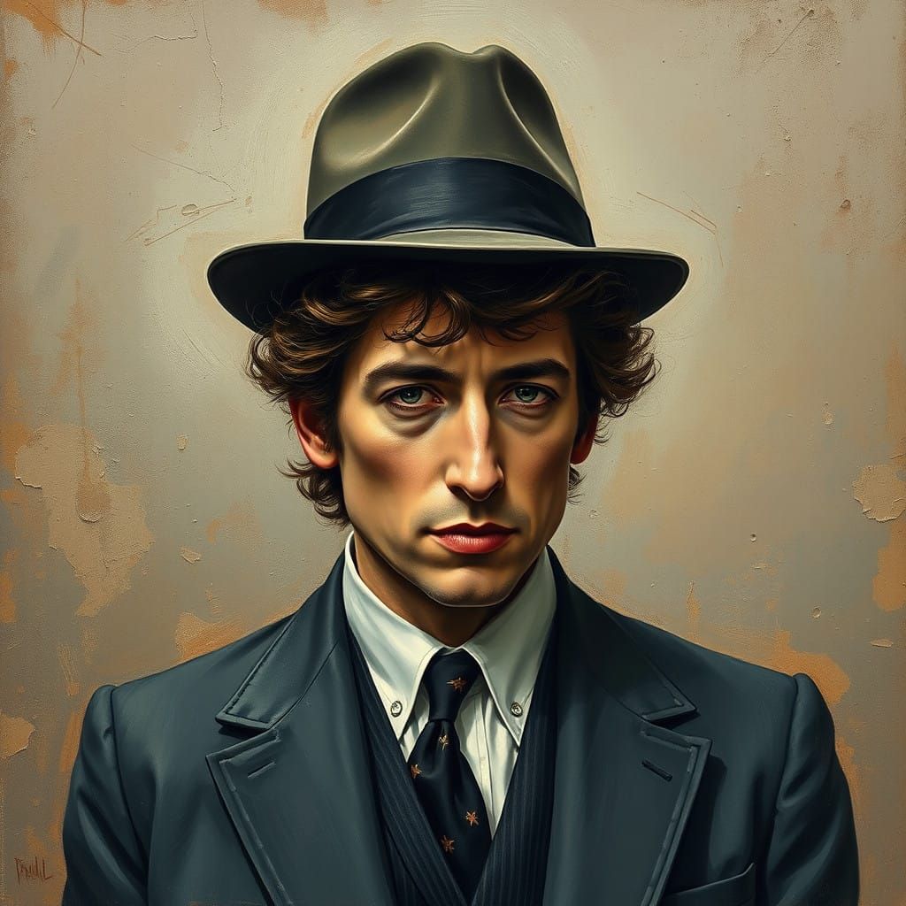 Legendary Musician in Earthy Realism Style