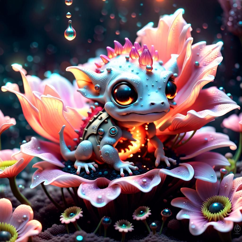 Tiny Lava Gremlin Dragon