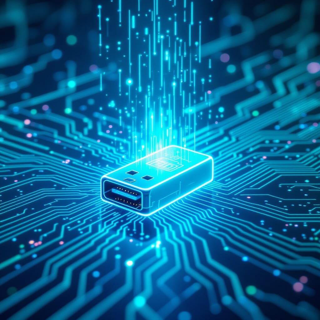 Digital Life: Glowing USB Concept Art