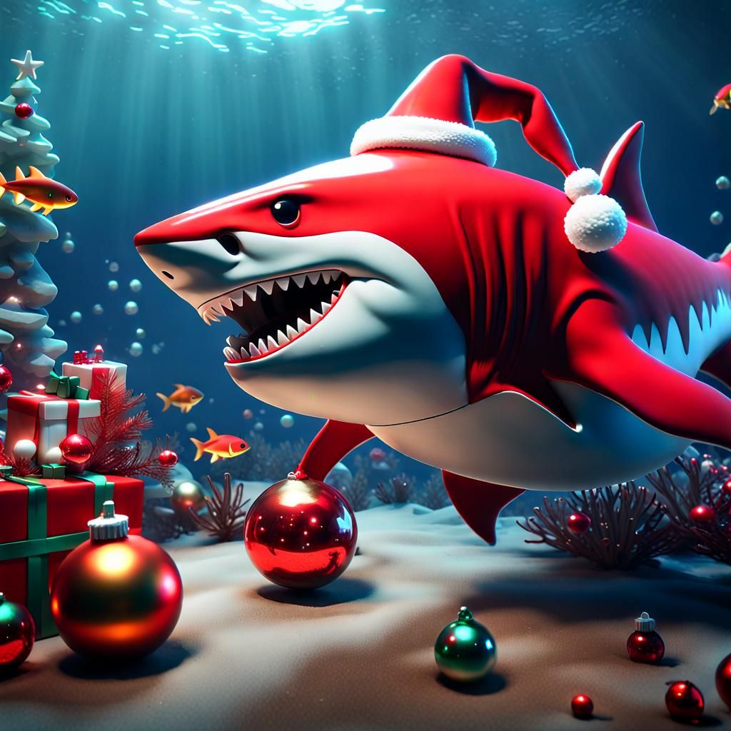 Christmas shark